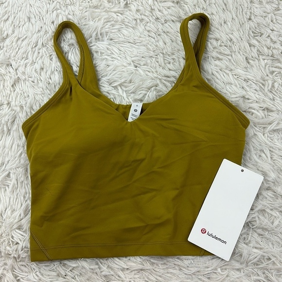 NWT Lululemon Align Tank Top Auric Gold - Picture 1 of 5